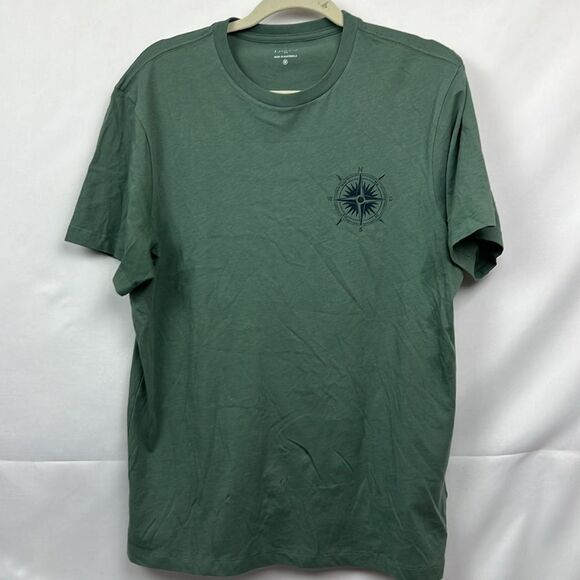 J. Crew Factory BZ153 Compass Graphic Tee for Men NWT/Flawed Med. - Picture 1 of 10